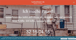 Desktop Screenshot of lustauflesen.de